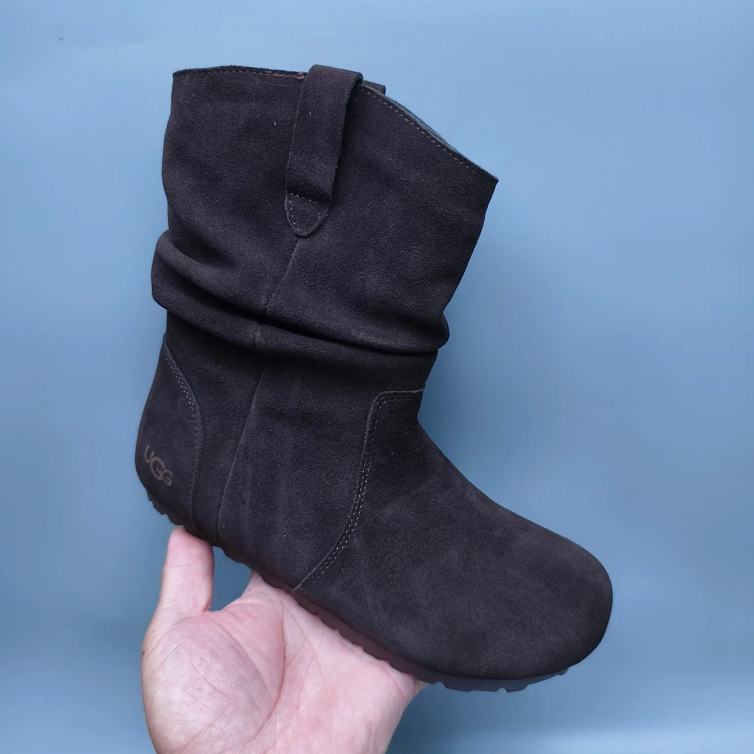 💰600 UGG sheepskin all-in-one snow boots 1618 casual fashion shoes color: maroon chocolate sand black matching size: 35-40